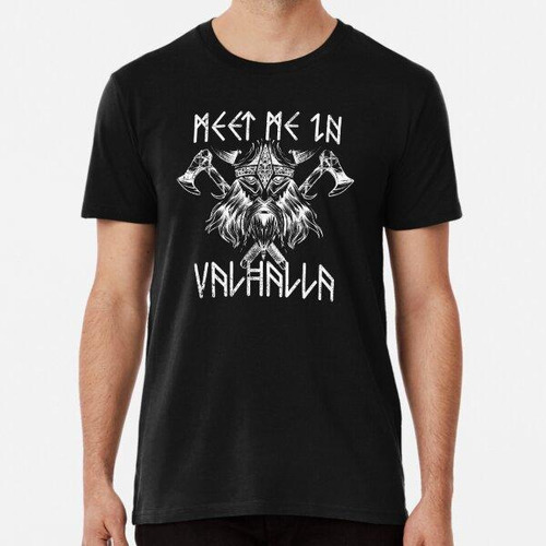 Remera Encuéntrame En Valhalla Nordic Shirt Runes Vikings Al