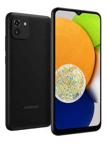 Celular Smartphone Samsung Galaxy A03 4gb 128gb 48mpx Negro