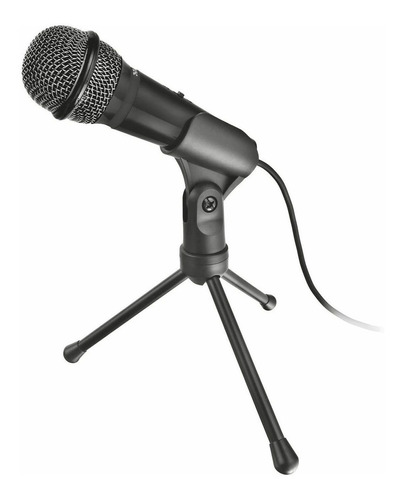 Micrófono Trust Starzz 21993 Condensador Omnidireccional color negro