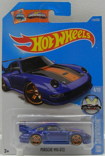 Hot Wheels Porsche 993 Gt2 Azul 114/250 Hw Showroom 