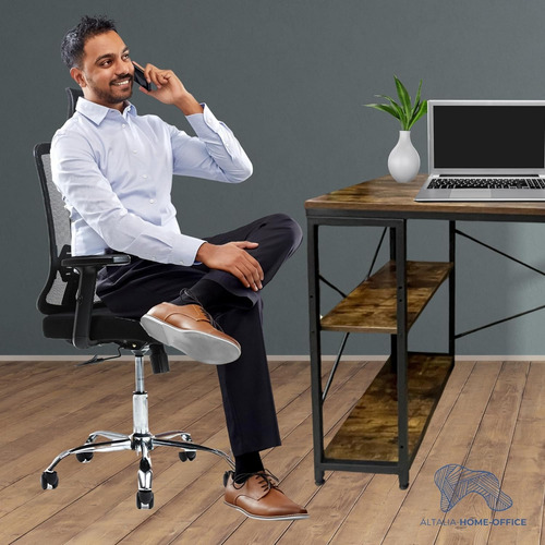 Silla Ergonomica Cabecera Base Acero Soporte Lumbar Ahosk1