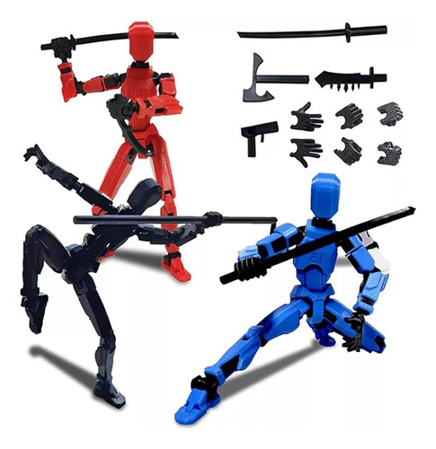 Para Juego De Figuras De Acción De Impresión 3d T13