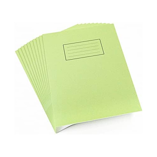 Cuaderno De Ejercicios Rayado De 229x178mm Verde (paque...