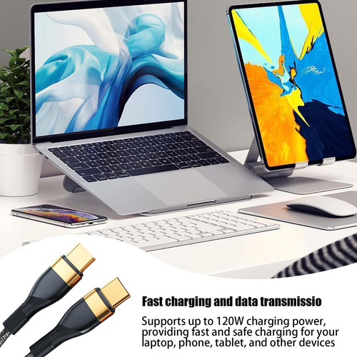 Cable C A C De Carga Rápida Cable Usb C A Usb C Cable Cargad