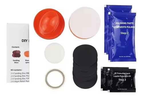 Kit Repara Foco Universal Coche Abrillantadorpulir Y Limpiar