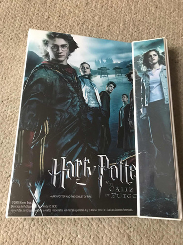 Carpeta Escolar Harry Potter Y El Caliz De Fuego Original