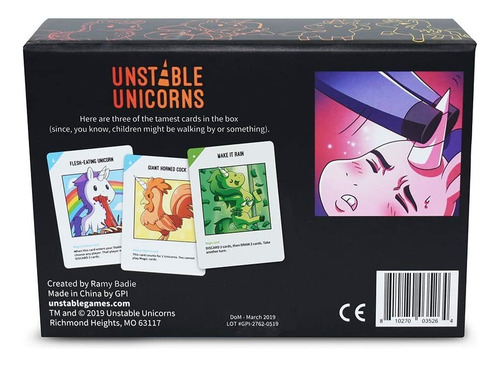 Unstable Unicorns: Nsfw