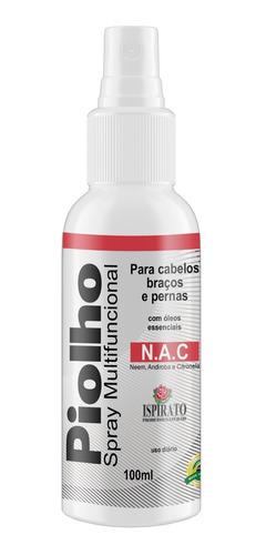 Repelente Ispirato Spray Para Piolho E Dengue De 70ml