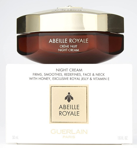 Crema de noche Guerlain de Abeille Royale, 50 ml. Tiempo de aplicación: noche, tipo de piel: todo tipo de piel