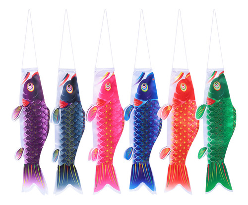 Carpa Koi Japonesa Para Decoración Del Hogar, 6 Unidades