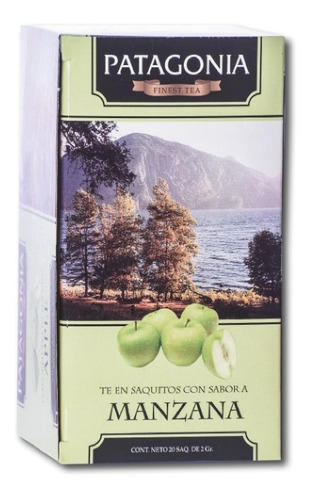Imagen 1 de 4 de Te Patagonia Premium X 20 Saq. Manzana