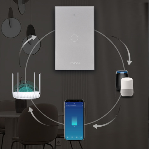 Interruptor Inteligente Wifi Smart Com Neutro Alx 1-4 Botões