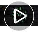 Reloj De Pared - Reloj Luminoso En La Oscuridad De 12 Pulgad