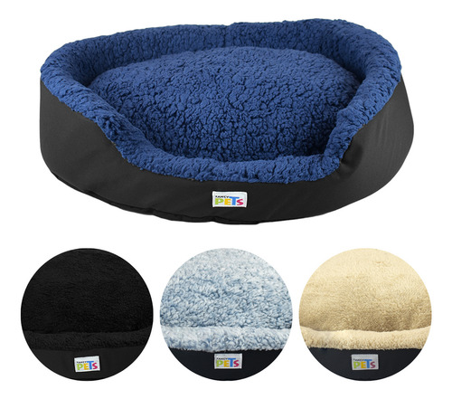 Cama Para Perro Suave Comoda Cama Perro Fancy Pets Color Marino