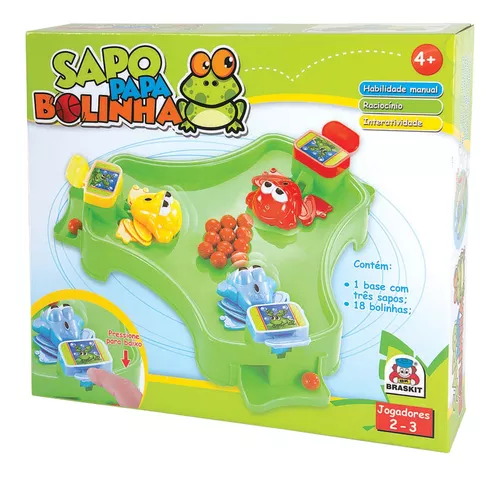 Jogo De Agilidade Sapo Comilão Joguinho De Tabuleiro - Vou Comprar