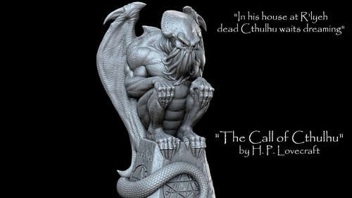 Archivo Stl Impresión 3d - Cthulhu Statue