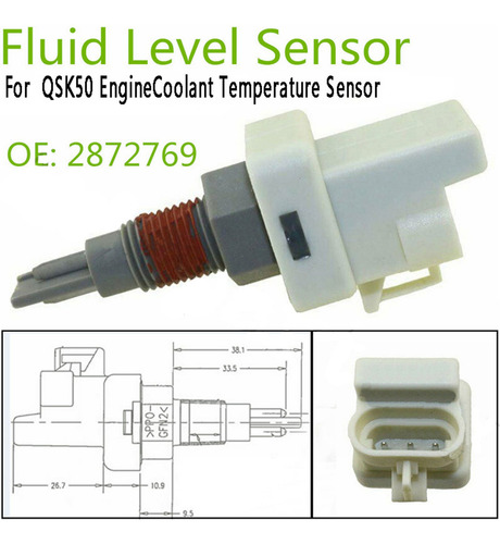 Bsc Sensor De Nivel De Líquido Refrigerante 2872769 2872768