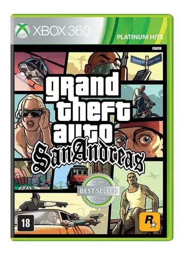 Jogo Xbox 360 Gta San Andreas