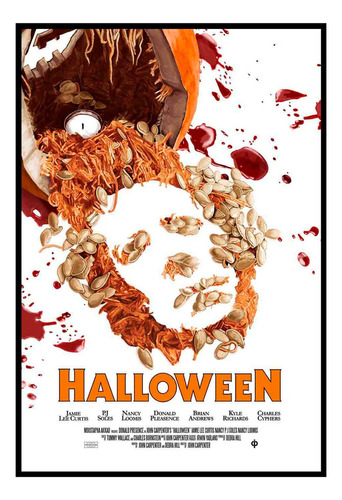 Cuadro Poster Premium 33x48cm Iconic Halloween Pelicula Art