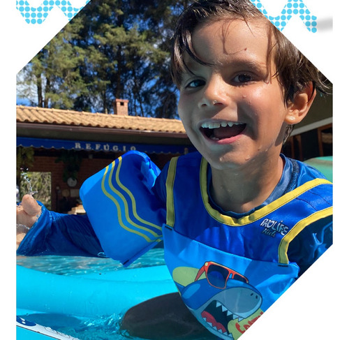 Chaleco Salvavidas Flotador Alitas Para Niños Hasta 25kg