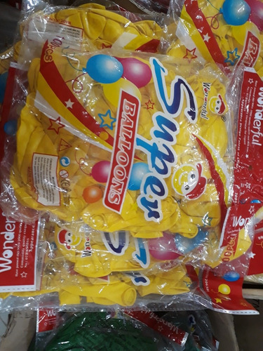 Cotillón: Globos Para Cumpleaños Tamaño Grande Por 500 Unida