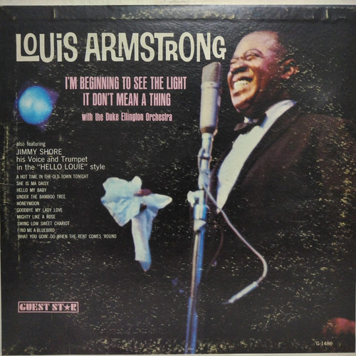 Louis Armstrong, Jimmy Shore  I'm Beginning To See Lp Usa