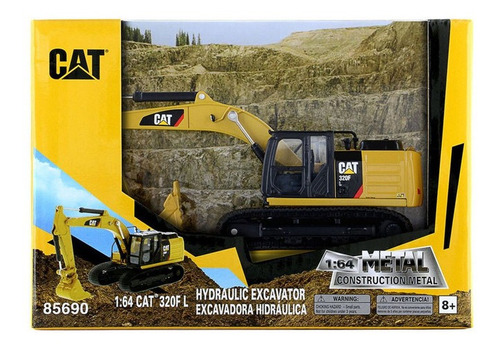 Maquinaria Mano Chango Cat 320f L Esc 1:64 Excavadora