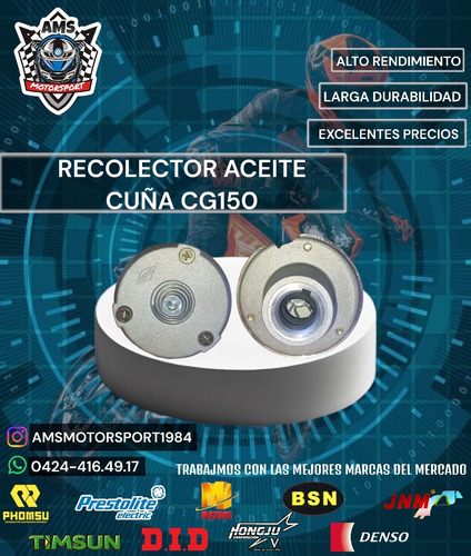 Recolector Aceite De Cuña Cg150
