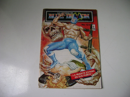 La Leyenda De  Blue Demon #123 Comic Revista Luchas