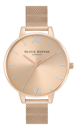 Relógio Olivia Burton Feminino Aço Rosé Ob16en07