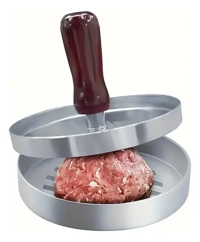 Imolde Para Hamburguesa De Aluminio Antiadherente 12 Cmu Prateado