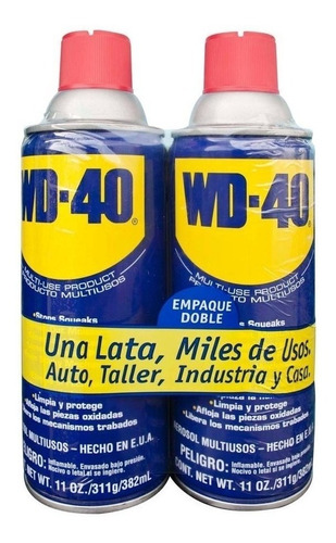 Lubricante Wd40  2pk/325ml Spry Wd40 X 2 Und Multiuso