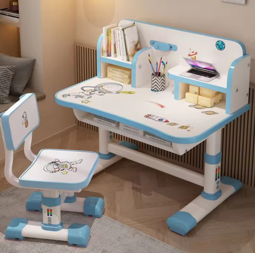 Juego De Escritorio Y Silla Infantil Ergonómico Ajustable