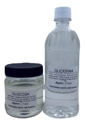 Pack Glicerina + Glucosa - g a $98