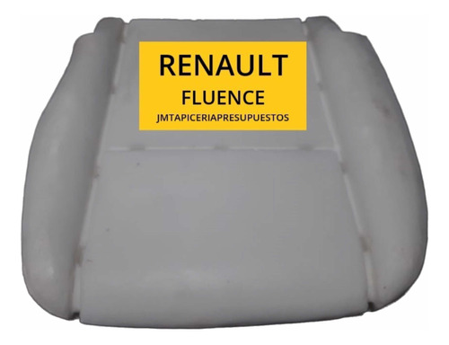 Relleno Poliuretano Asiento Butaca Renault Fluence