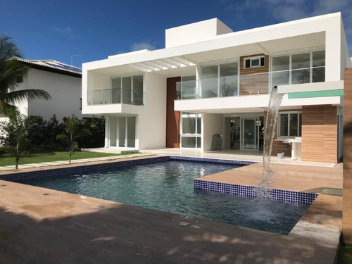 Casa Duplex Em Condominio 6 Quartos Suítes Sendo 1 Suite Master 550m2 Em Guarajuba - Adr724 - 68828754