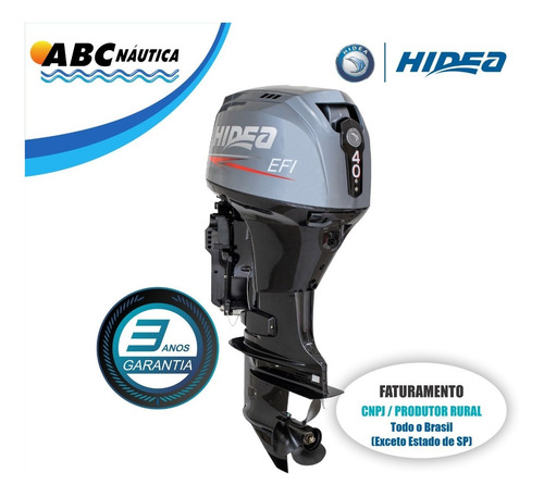 Motor De Popa 40hp 4t Hidea Leia Anúncio Pronta Entrega