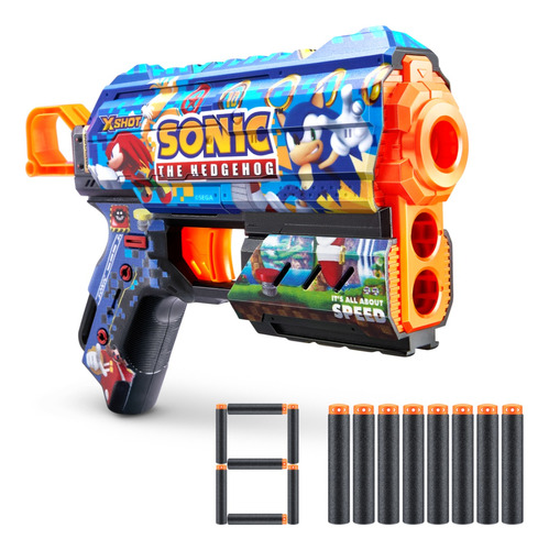 Lanzador De Dardos Flux Mega Sonic X-shot