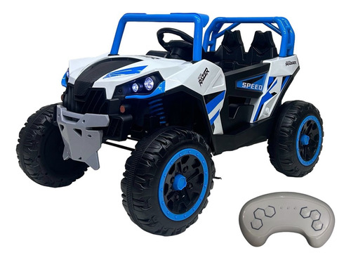 Carro Montable Eléctrico Razer Para Niños,control Azul (Usado)
