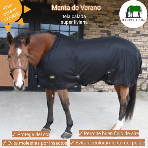 Imagen 9 de 10 de Manta Capa Verano Anti Moscas Caballos ($3600 Vta. Directa)