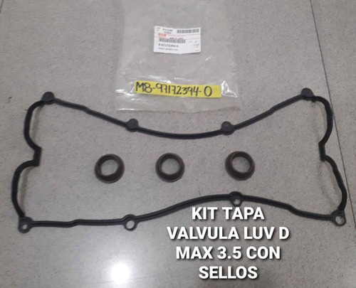 Kit Tapa Valvula De Luv D Max 3.5 Con Sellos