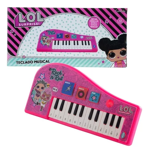 Novo Teclado Infantil Power Rockers Fun