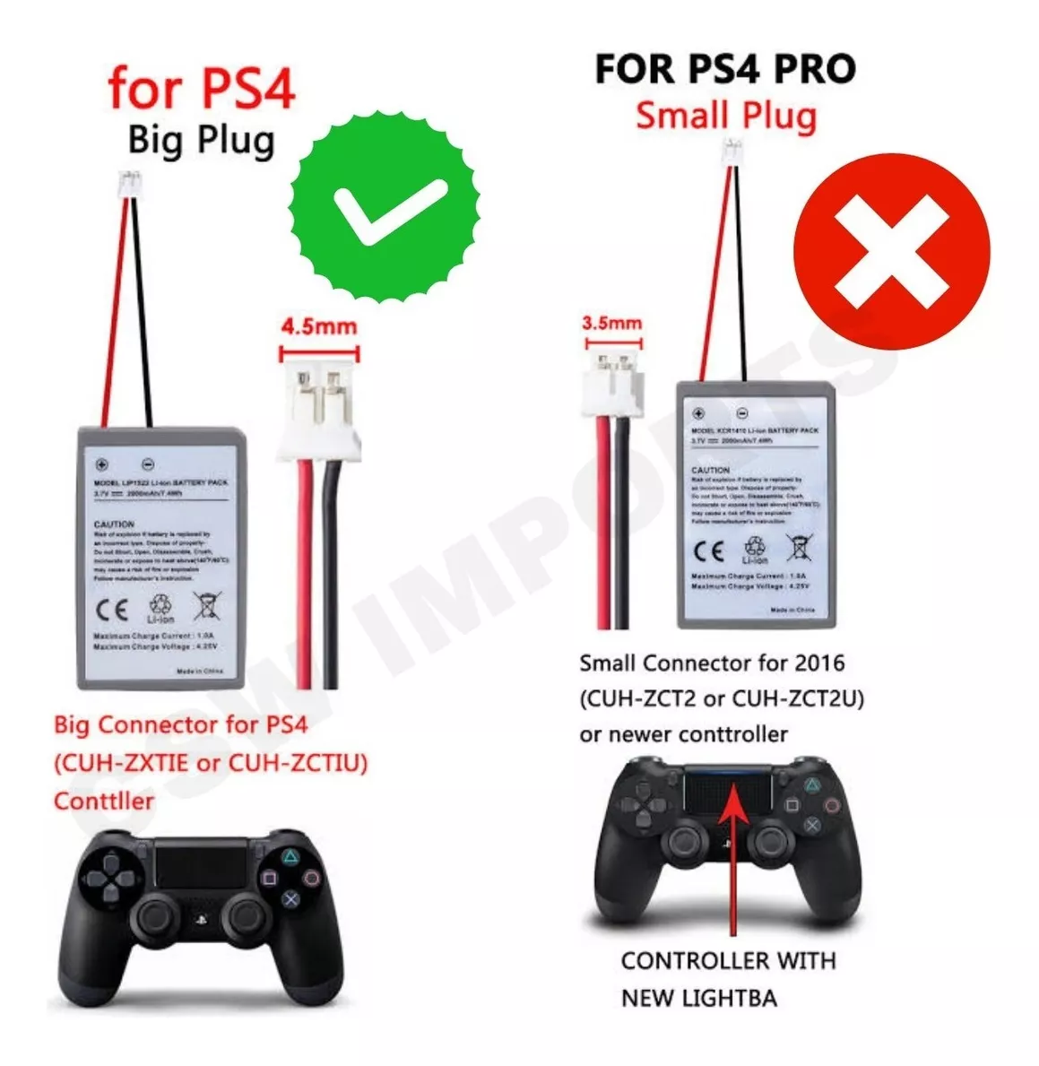 Segunda imagem para pesquisa de bateria controle ps4