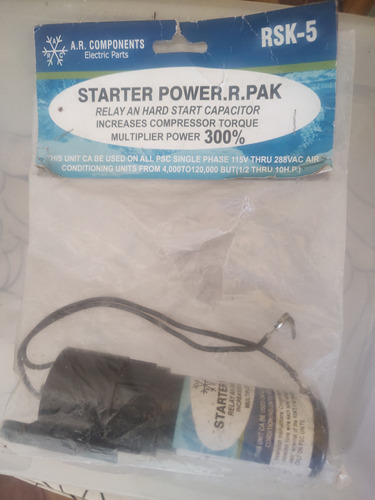 Starter Power Rsk5 Condensador De Arranque 