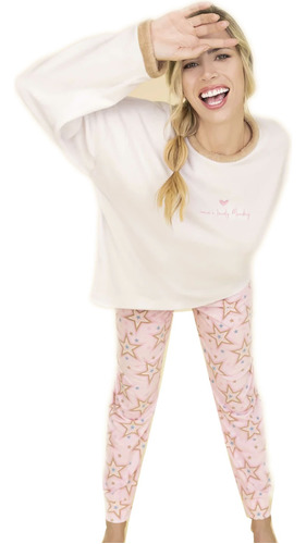 Pijama Micropolar So Lovely Morning De So Pink 11673
