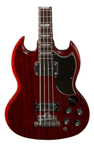 Baixo EpiPhone Eb-3 Sg Bass Cherry Corpo E Braço Em Mogno