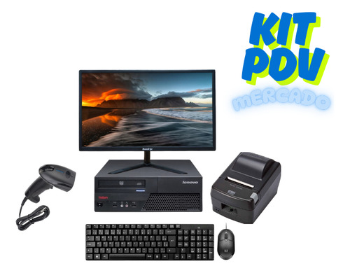 Kit Sistema Frente De Caixa Pdv Mercado Comercio + Nfe (Recondicionado)