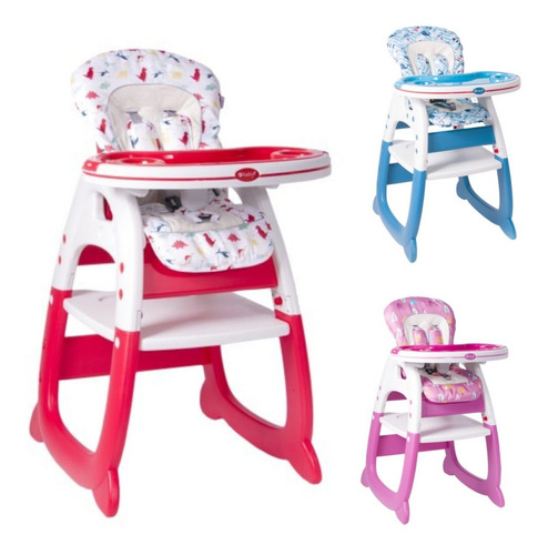 Silla De Comedor Para Comer De Bebe Ebaby 3 2 1 Mesa Carpeta