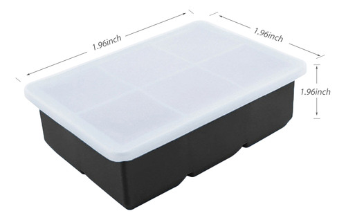 Bandejas Para Cubitos De Hielo Con Tapa, Apilables De Silico