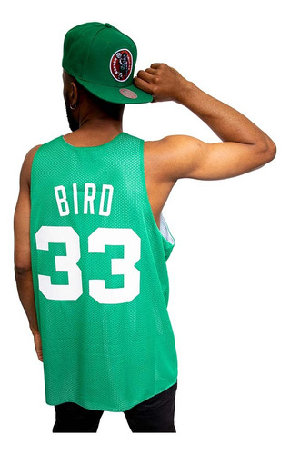 Camiseta Basketball Mitchell & Ness Boston Celtics #33 Bird